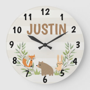 Kids Personalized Acrylic Wall Clock
