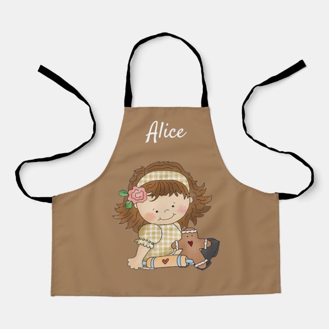 Kids Personalized  Apron (Front)