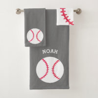 Kids Personalized Baseball Sports Grey Athletic