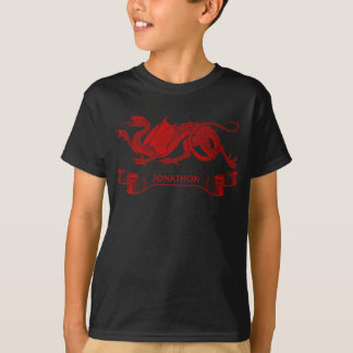 Kid's Personalized Dragon T-shirt