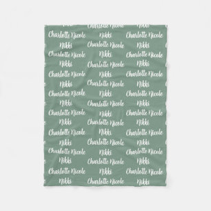 Kids Personalized Fleece Blanket