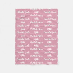 Kids Personalized Fleece Blanket