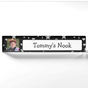 Kid's Personalized Name and Photo Name Plate