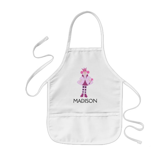 Kid's Personalized Princess Apron (Front)