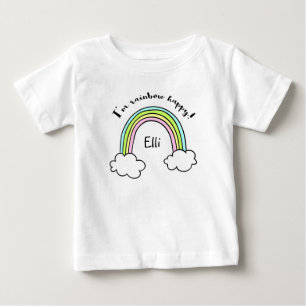 Kids Personalized Rainbow T-Shirt