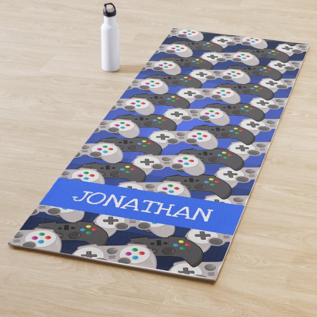 Kids Personalized Video Gamer Yoga Mat (In Situ)