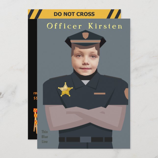 Kids Photo Template Birthday (Front/Back)