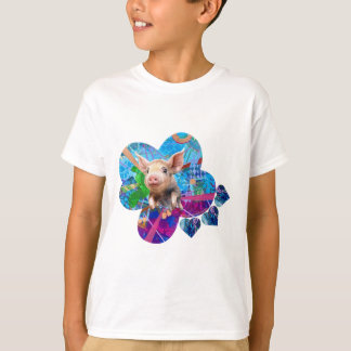 Kids Piggy Loves Art T-Shirt