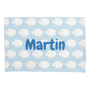 Kid's pillowcase with cute sheep pattern