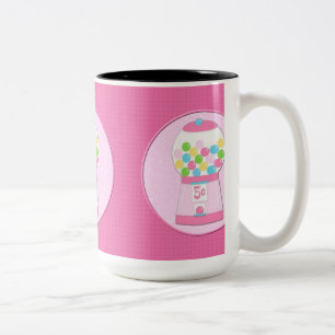 Kids' Pink Bubblegum Machine Mug