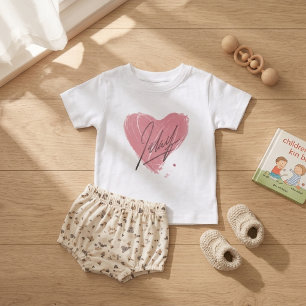 Kids Pink Heart T-Shirt