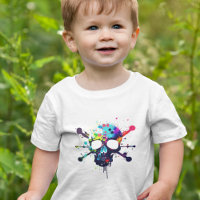 Kids Pirate Skull & Crossbones Exploding Colour