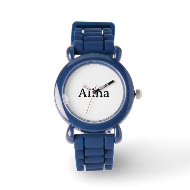 Kids Plastic Case with Silicone Strap Photo Watch (Front)