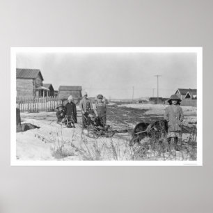 Kids Play in Nome, Alaska 1914 Poster