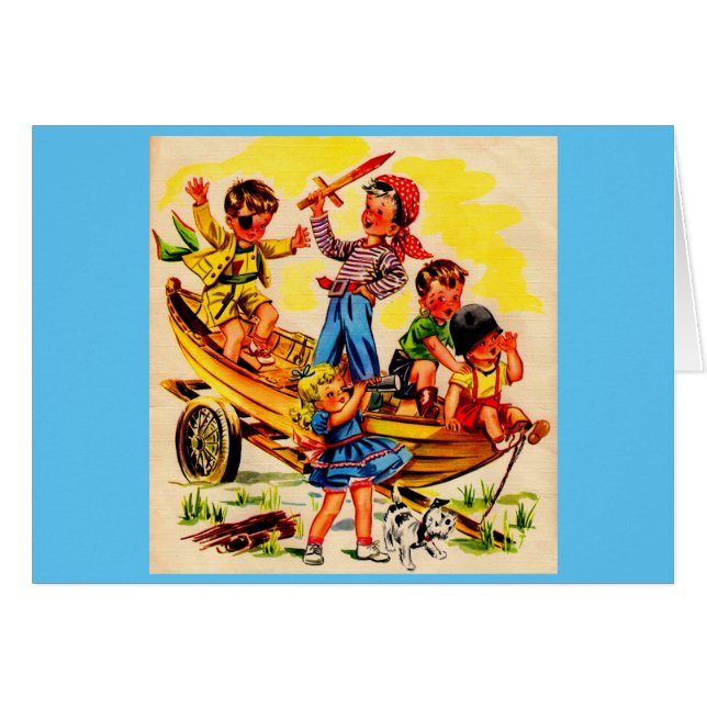 kids playing pirate (Front Horizontal)
