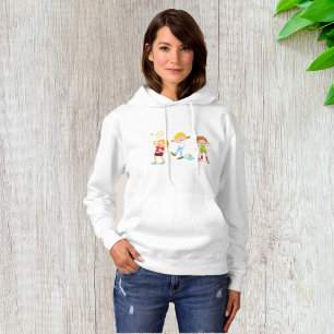 Kids Playing Sports Children Activity Hoodie