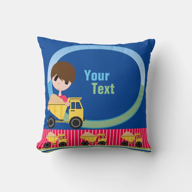 *Kids-Polyester Throw Pillow 16" x 16" (Front)