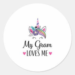 Kids Pop It 3rd Birthday Girls 3 Years Old Fidget  Classic Round Sticker