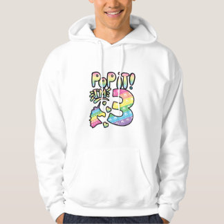 Kids Pop It 3rd Birthday Girls 3 Years Old Fidget Hoodie