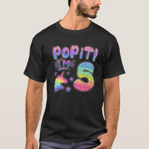 Kids Pop It Birthday Girl 5 For 5Yr Old Girls Unic T-Shirt