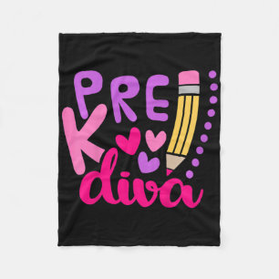 Kids Pre-k Diva Fleece Blanket