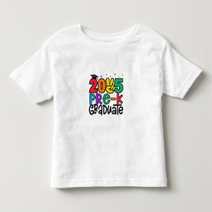 Kids Pre-K Grad 2025 Preschool Prek Graduation Toddler T-shirt