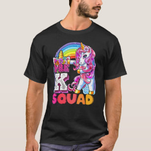 Kids Pre K Squad Flossing Unicorn Back To School G T-Shirt