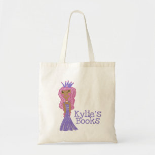 Kids Princess Purple Pink Library Sac fourre-tout 