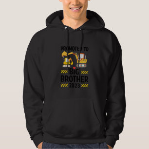 Kids Promoted To Big Brother 2023 Excavator Boys S Hoodie