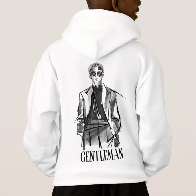 Kids' Pullover Hoodie (Back)