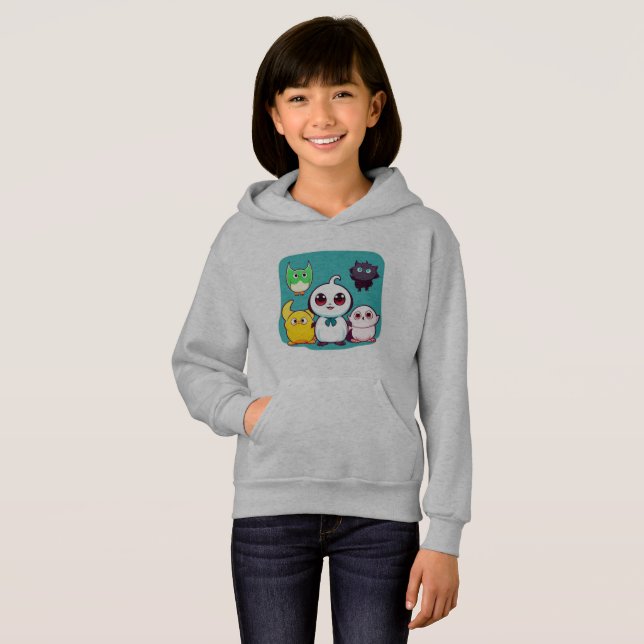 Kids Pullover Hoodie (Front Full)