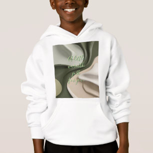 Kids pullover hoodie in stylish graphic