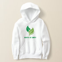 Kids Pullover Hoodie – Roots of Unity Nature Desig