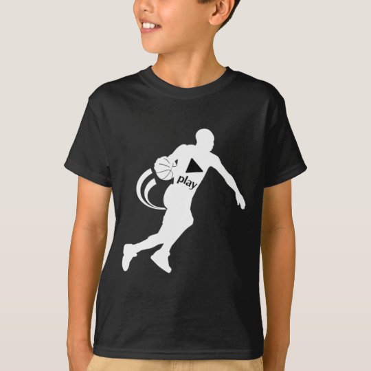 KIDS PUSH PLAY BASKETBALL T-SHIRT