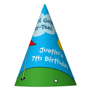 Kid's putt putt mini golf sports Birthday party Hat