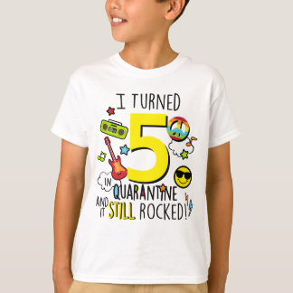 Kids Quarantine Birthday Shirt Boys Quarantine