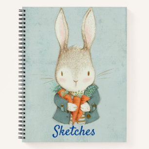 Kids Rabbit Sketch  Notebook