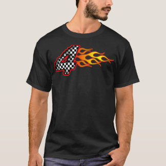Kids Race Birthday Party Boys Girls 4 Year Old 4th T-Shirt