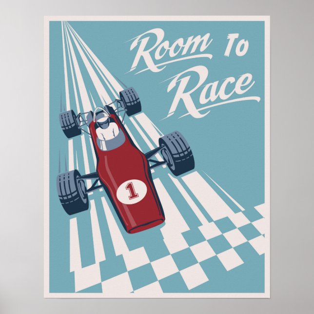 Kid's racing poster (Front)