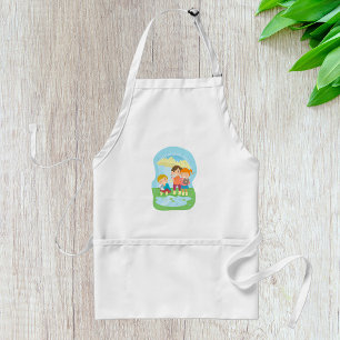 Kids Rainy Day Puddle Play Standard Apron