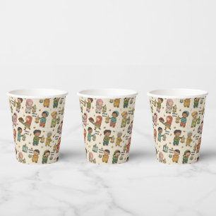 Kids Ramadan Kareem Paper Cups Islamic Iftar Party