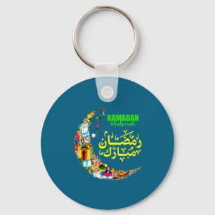 Kids Ramadan Mubarak Kareem For Illustration Keychain