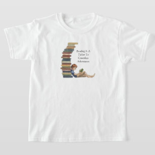 Kids Reading T-Shirt