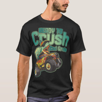 Kids Ready To Crush 2nd Grade Elementary School T- T-Shirt