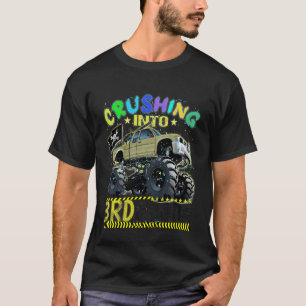 Kids Ready To Crush 3rd Grade Monster Truck Third  T-Shirt