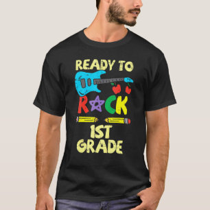 Kids Ready To Rock 1st Grade Guitar First Day Of S T-Shirt