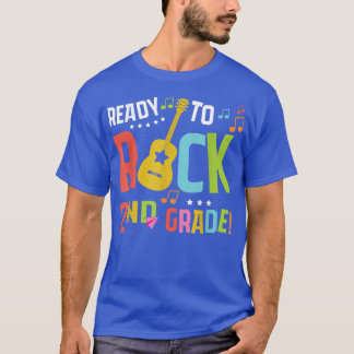 Kids Ready To Rock 2nd Grade Guitar First Day Of S T-Shirt