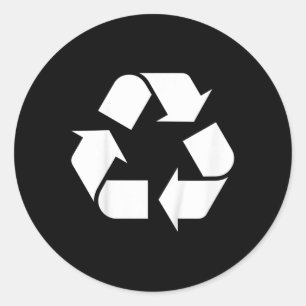 Kids Recycling Recycle Logo Toddler Earth Day For Classic Round Sticker