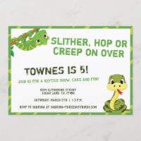 Kids Reptile Birthday Party | Snake & Lizard