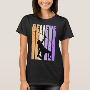 Kids Retro Archery Archer Believe Practice Colorfu T-Shirt